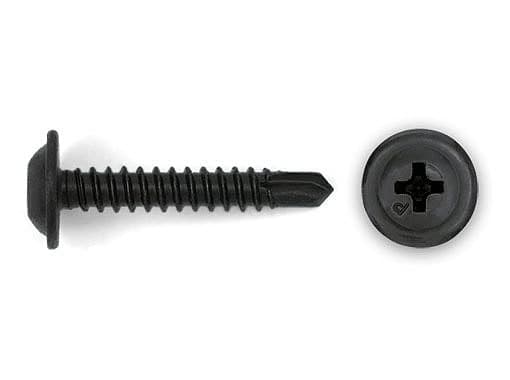 Саморез Pias, со сверлом, сферо-цилиндрическая головка с фланцем