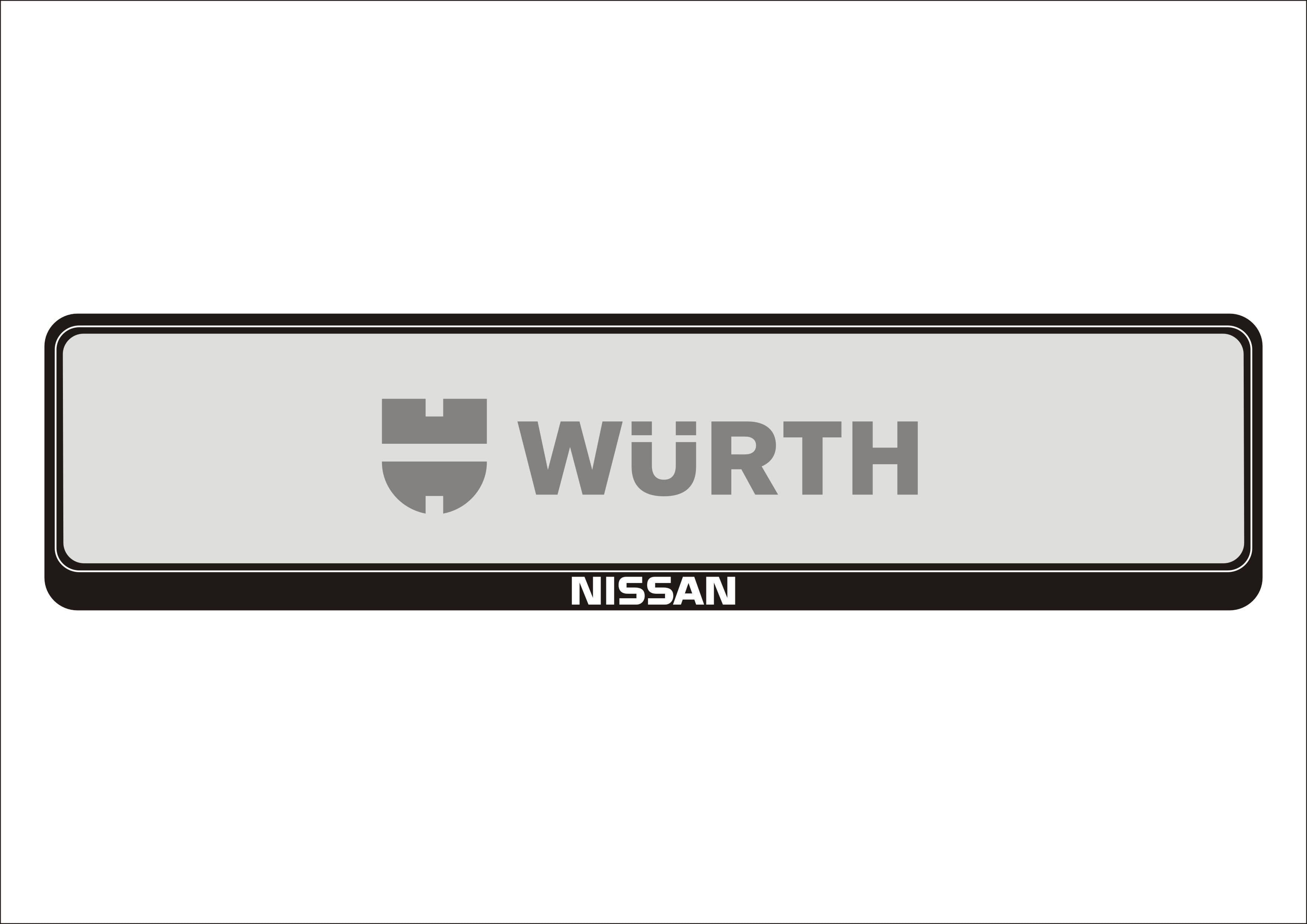 Подномерник NISSAN