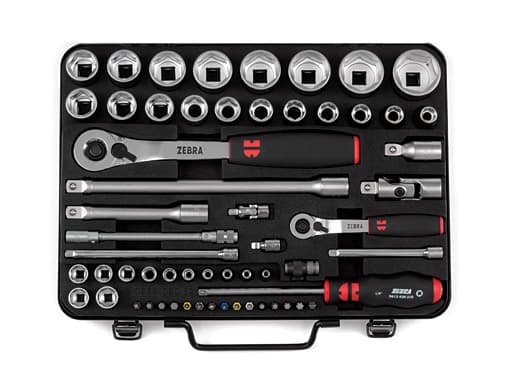 Набор головок 1/4' и 1/2' 59 предметов