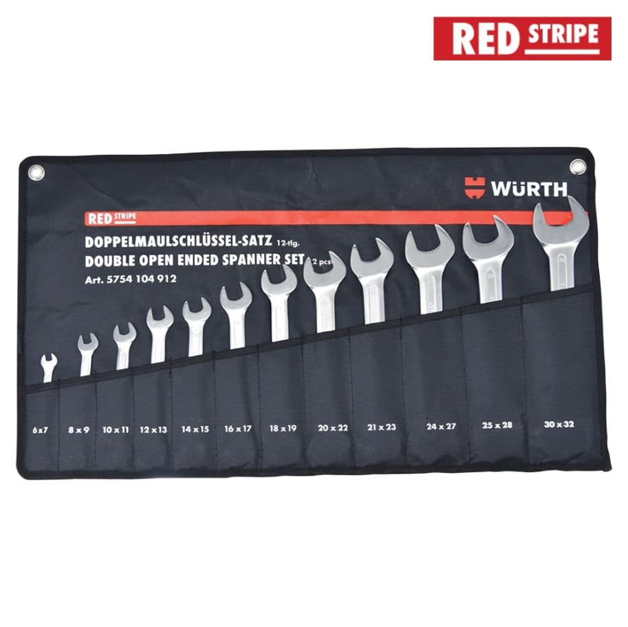 Набор ключей рожковых двойных RED Stripe