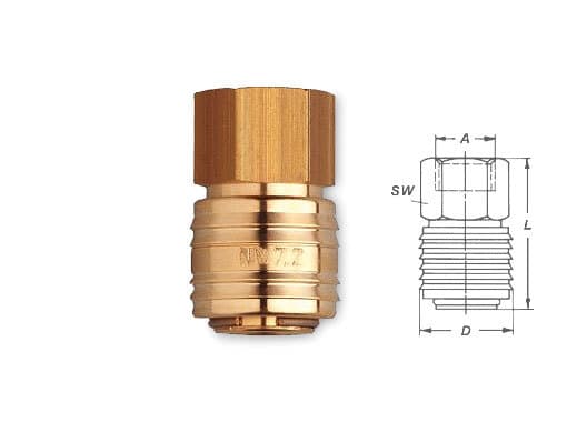 Муфта быстросъемная «мама», внутренняя резьба