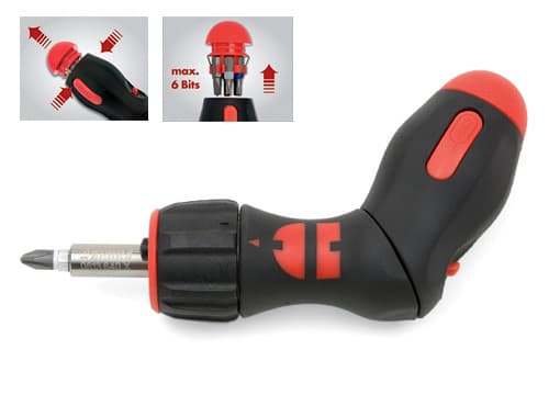 Отвертка реверсивная с транформирующейся рукояткой и подсветкой