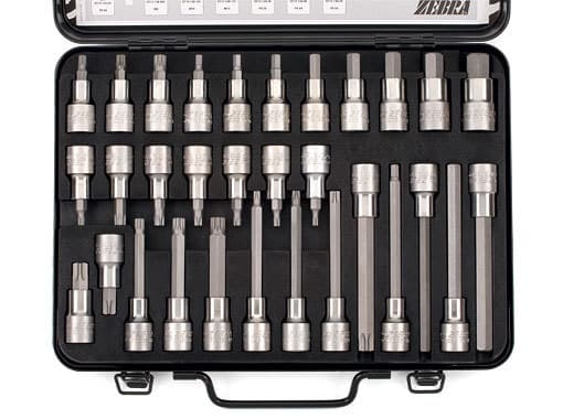 Набор головок 1/2" TORX, шестигранников, XZN