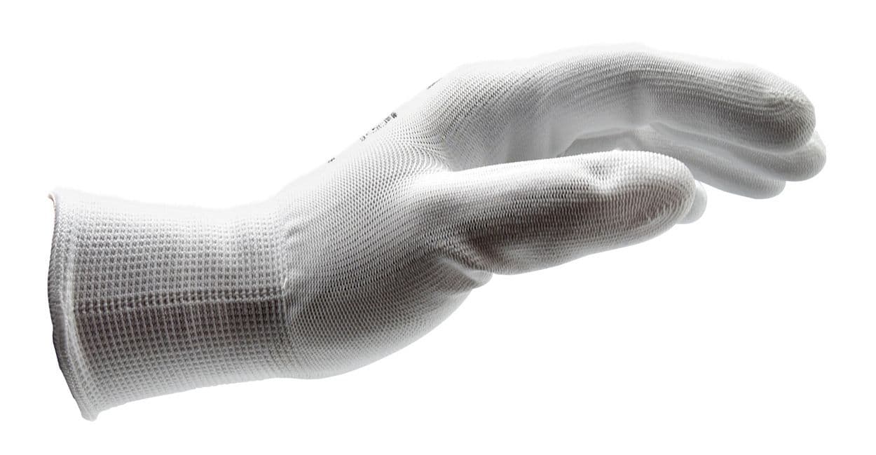 Перчатки сборщика с PU покрытием